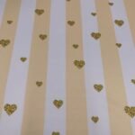 Seda Crepe – Ricas/Corações – Amarelo - imagem 2