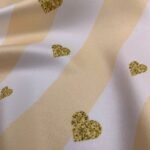 Seda Crepe – Ricas/Corações – Amarelo - imagem 3