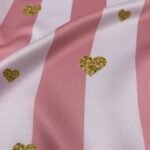 Seda Crepe – Ricas/Corações – Rosa - imagem 3