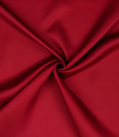 Seda Sablé – Vermelho Escuro