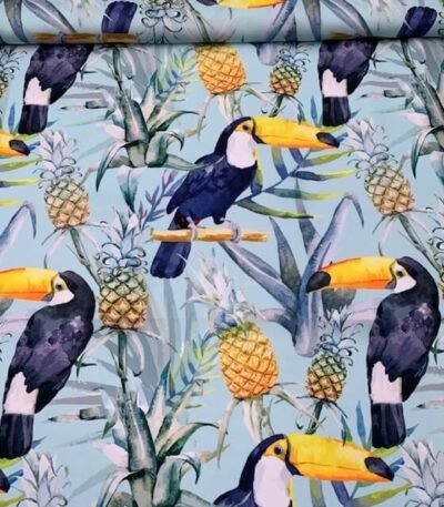 Seda Tropical – Azul
