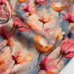 Seda c/ Lycra Estampada 3D Italiana - imagem 3