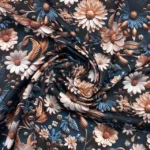 Seda c/ Lycra Estampada 3D Italiana - imagem 2