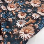 Seda c/ Lycra Estampada 3D Italiana - imagem 3