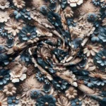 Seda c/ Lycra Estampada 3D Italiana - imagem 2