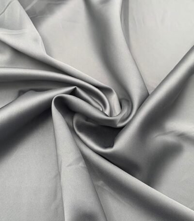 Seda com Lycra – Cinzento
