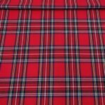 Tartan Vermelho + Veludo Verde - imagem 2