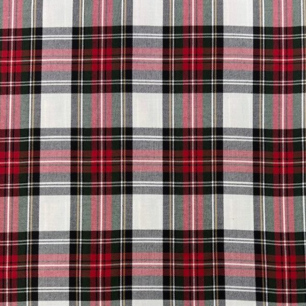 Tartan – Xadrez Escocês – Branco