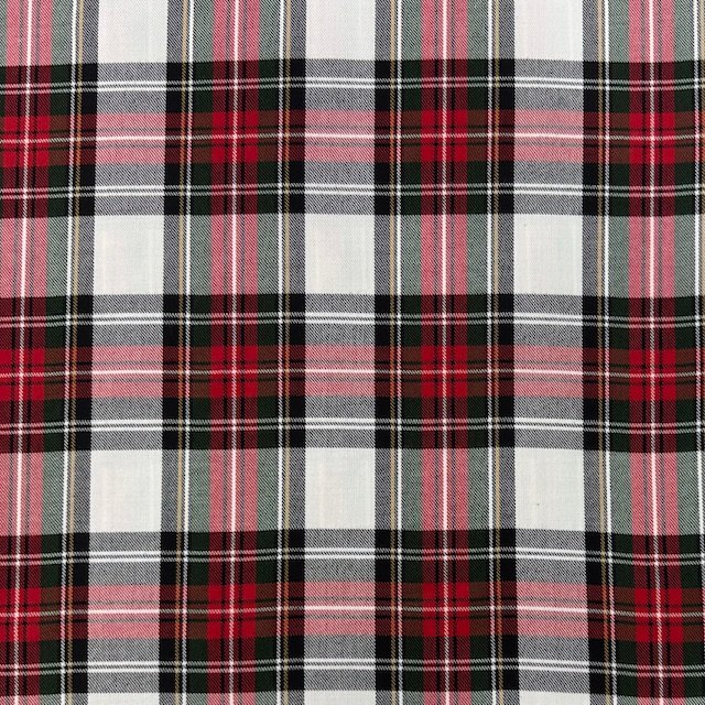 Tartan – Xadrez Escocês – Branco