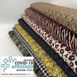 Tecido Covid – Gold Black - imagem 2