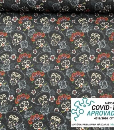 Tecido Covid – Caveira