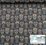Tecido Covid – Halloween Caveiras