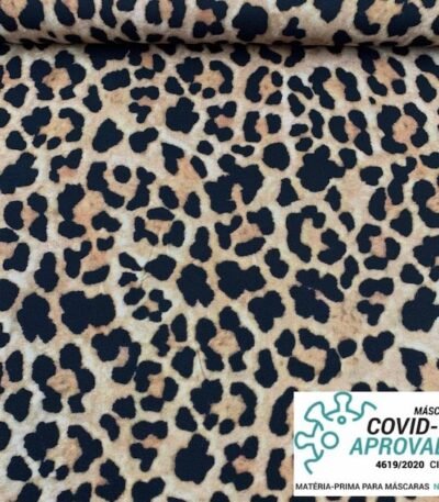 Tecido Covid – Leopardo