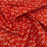 Tecido Covid Natal – Vermelho Ho HO - imagem 2