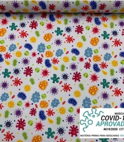 Tecido Covid – Vírus