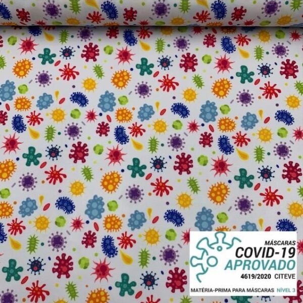 Tecido Covid – Vírus