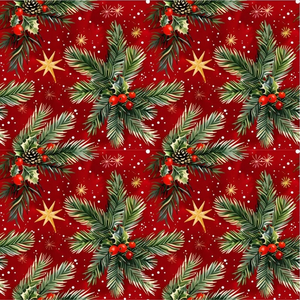 Tecido Decoração Policanvas Natal