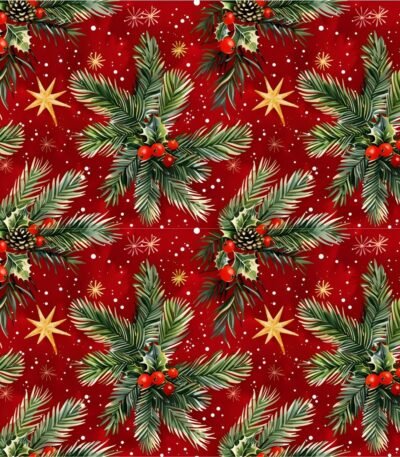 Tecido Decoração Policanvas Natal