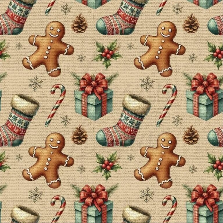 Tecido Decoração Policanvas Natal
