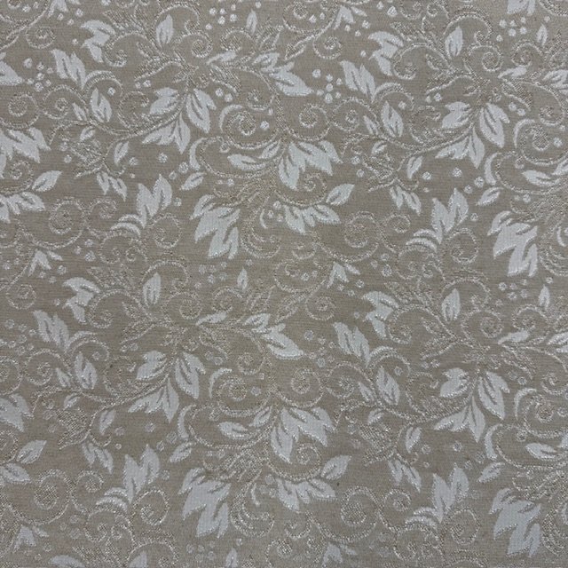 Tecido Panamá Lurex Natal Prata 2,80 mt Largura
