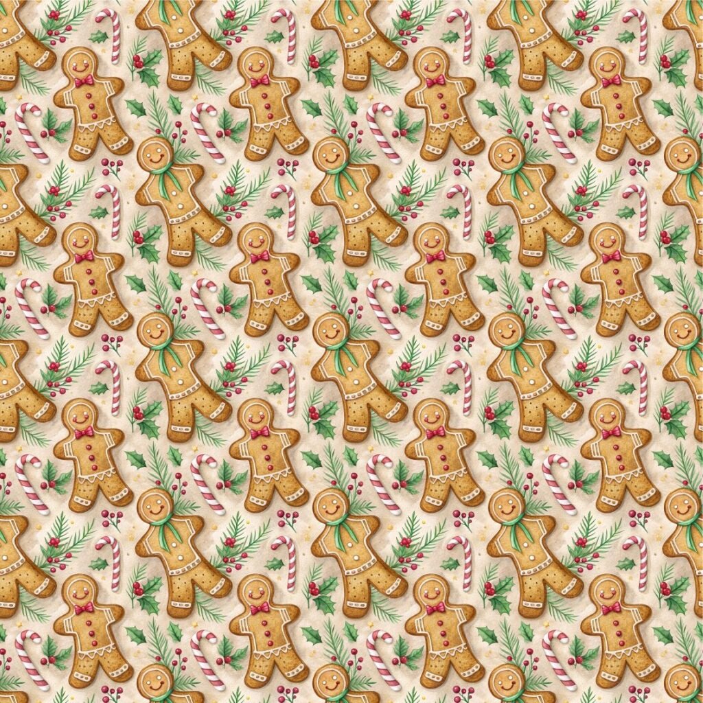 Tecido Decoração Policanvas Bonecos de Natal