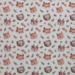 Tecido Popeline Animais – Branco