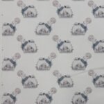 Tecido Popeline Urso e Pinguin – Branco