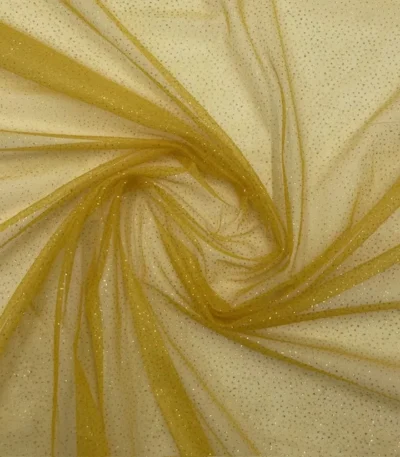 Tule Glitter – Amarelo/Prata