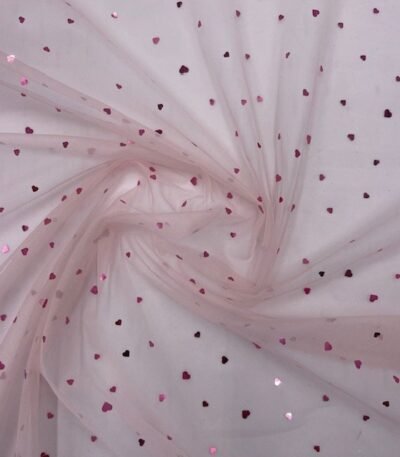 Tule Hearts – Rosa