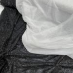 Tule c/ Elastano Glitter – Branco/Silver - imagem 4