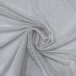 Tule c/ Elastano Glitter – Branco/Silver