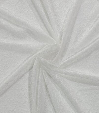Renda Tule c/ Elastano – Branco