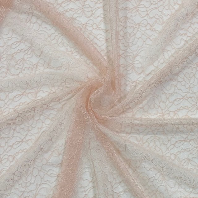 Renda Tule c/ Elastano – Rosa