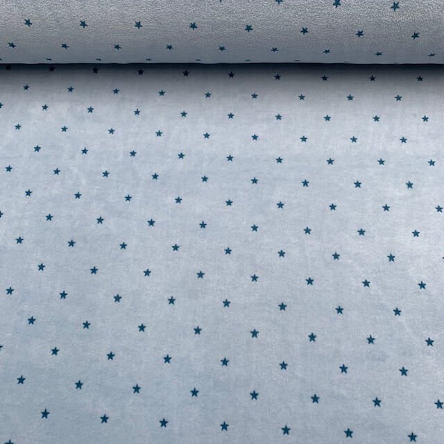 Veludo Baby Star – Azul