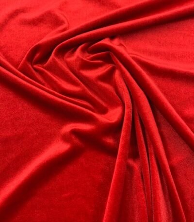 Veludo c/ Lycra – Vermelho