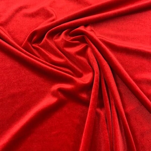 Veludo c/ Lycra – Vermelho