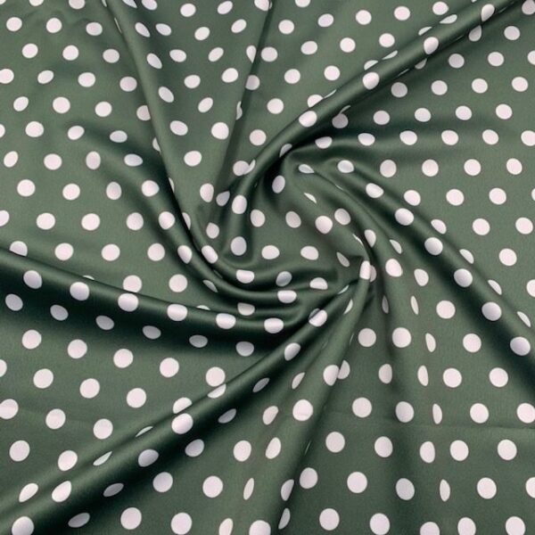 Seda Crepe – Bolas – Verde