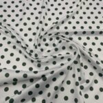 Seda Crepe – Bolas – Verde