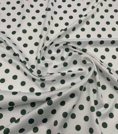 Seda Crepe – Bolas – Verde