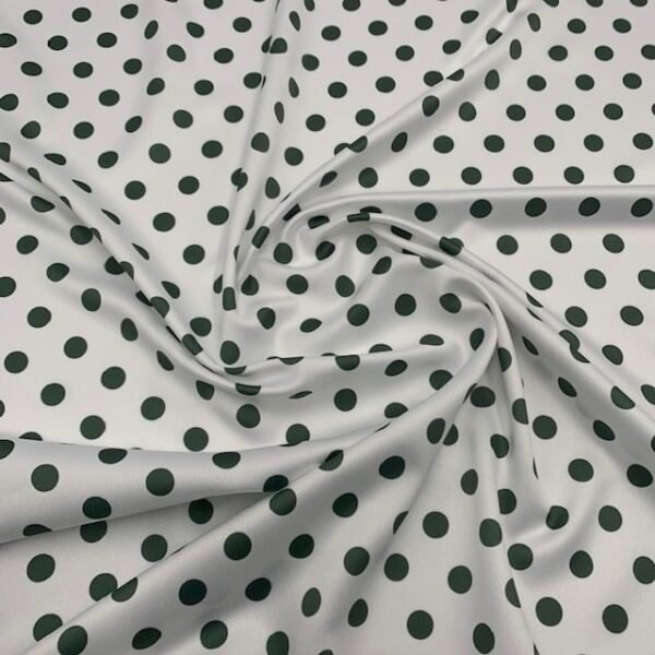 Seda Crepe – Bolas – Verde