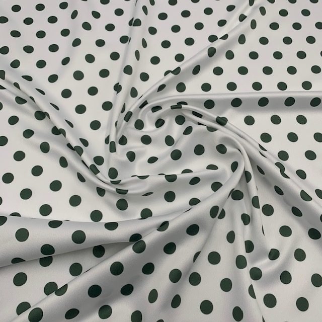 Seda Crepe – Bolas – Verde
