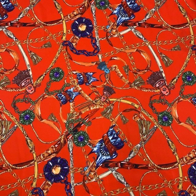 Seda Sarjada – Vermelho