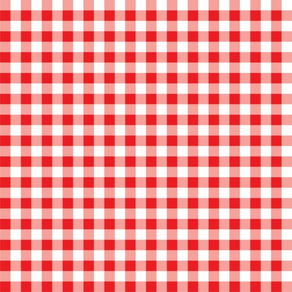 Policanvas Xadrez 1cm – Vermelho