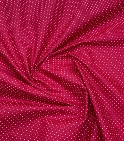 Popeline Resinada Pintas – Vermelho