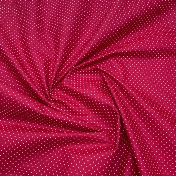 Popeline Resinada Pintas – Vermelho