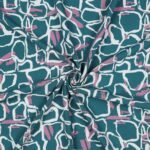 Viscose Abstract – Azul Petróleo - imagem 2