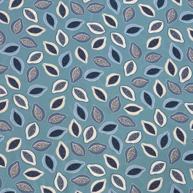 Viscose Papaia – Azul