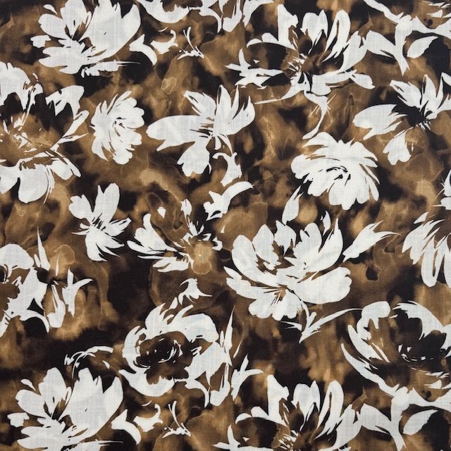 Viscose Flor c/ Elastano – Camel