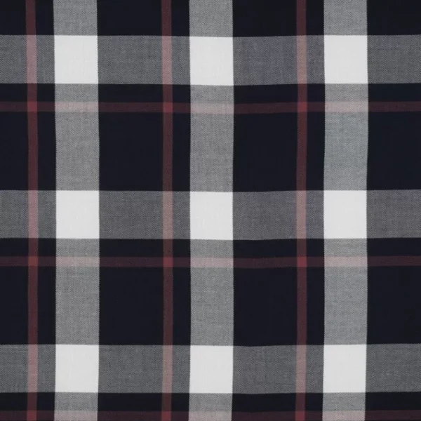 Viscose Check – Azul