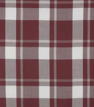 Viscose Check – Bordeaux